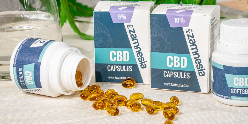 Cápsulas Softgel CBD 10% (Zamnesia)