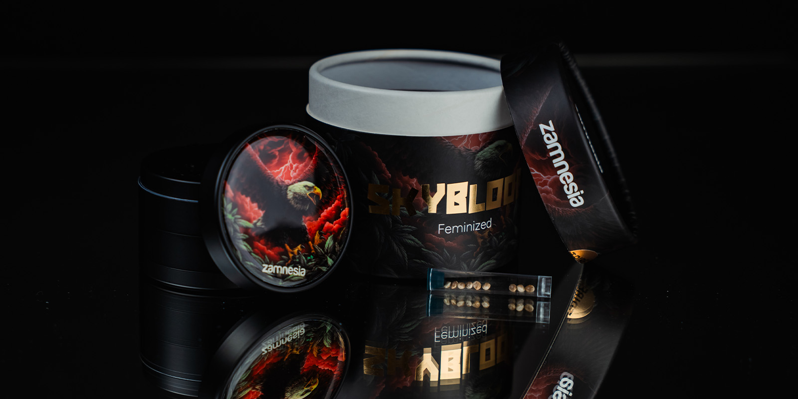 Skyblood - Zamnesia Seeds: Landrace Power & OG Flair