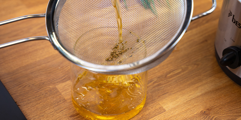 Passo 3: Coar e guardar Passo 3: Coar e guardar