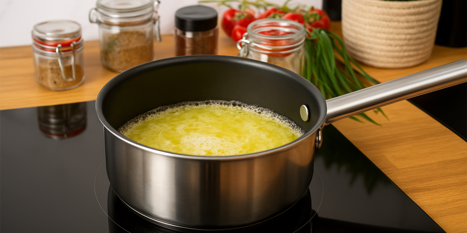 Infundir a manteiga ou ghee