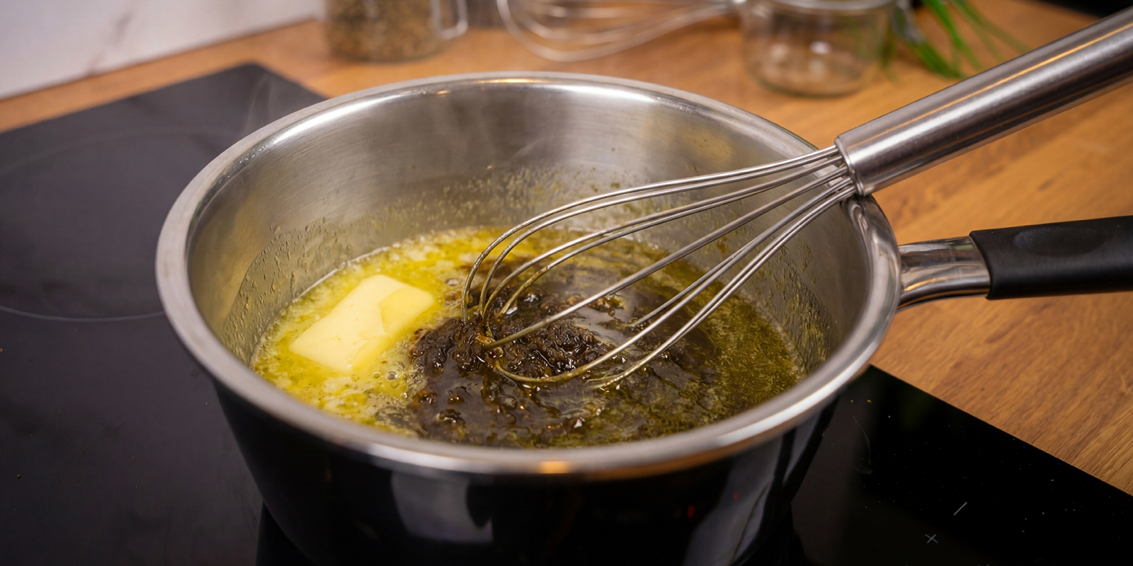 Make hash butter Make hash butter