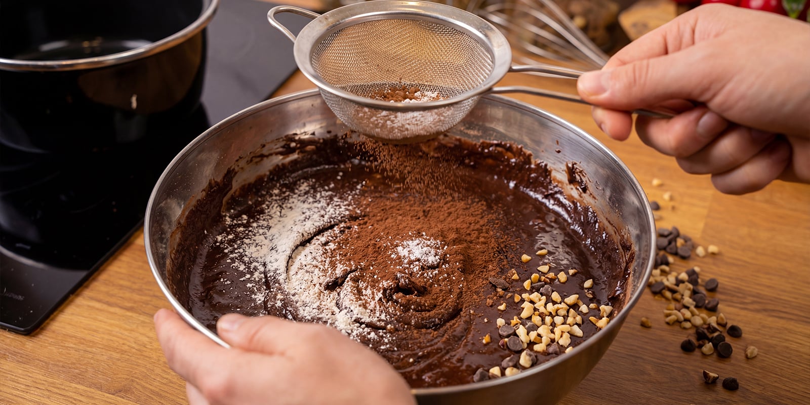 Add dry ingredients Add dry ingredients