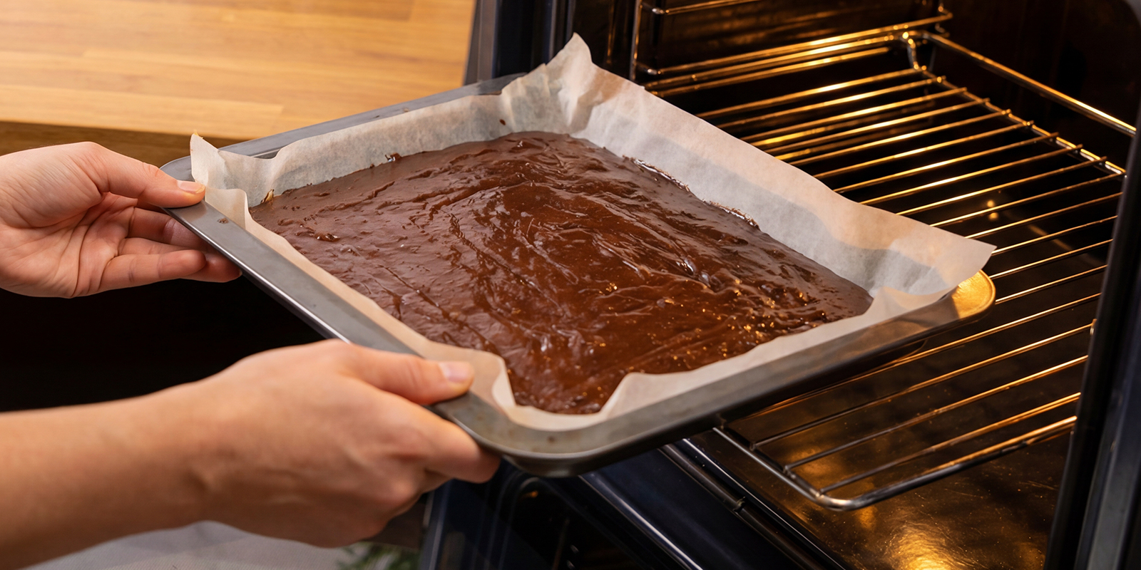 Bake the brownies Bake the brownies