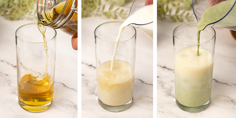 Adicionar especiarias e água de rosas