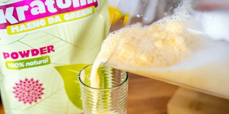 Smoothie tropical de kratom