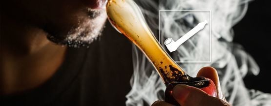 Como fumar cannabis de um cachimbo