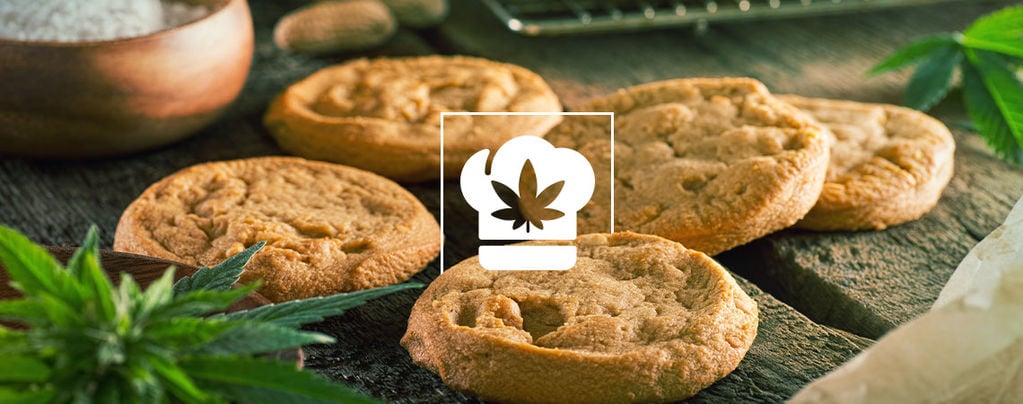 Receita: bolachas de manteiga de amendoim e coco com cannabis
