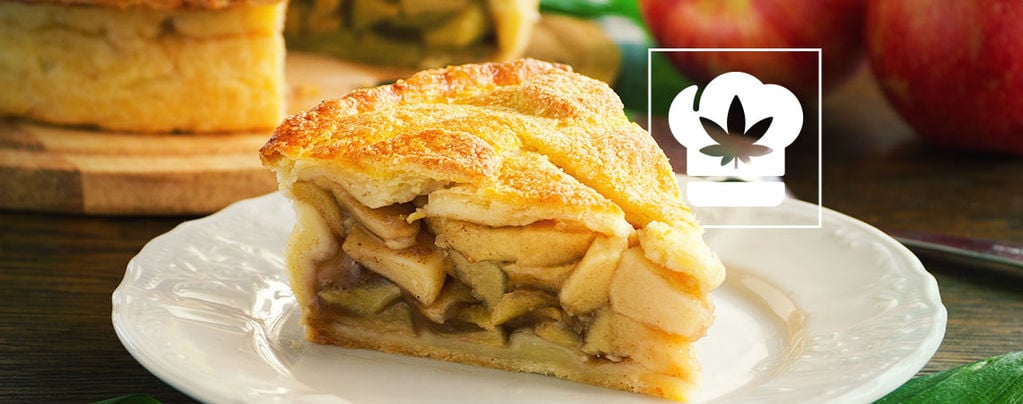 Tarte de maçã com infusão de canábis: duas receitas simples