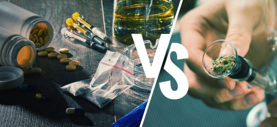 Qual é a diferença entre drogas duras e drogas leves?