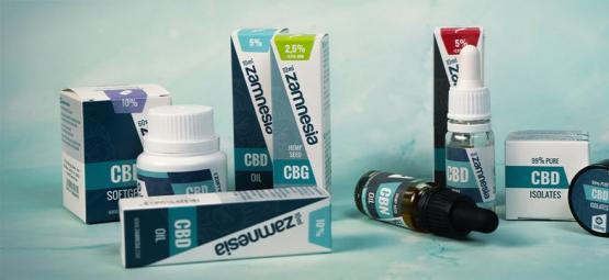 Os 5 principais produtos de CBD da Zamnesia