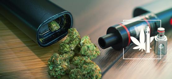 A grande diferença entre vaporizar erva seca e e-líquidos
