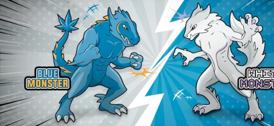 Blue Monster vs White Monster: O confronto do século
