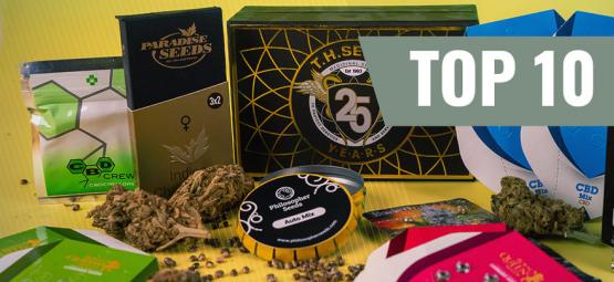 Top 10 packs de sementes de canábis