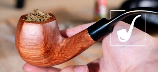 É possível fumar canábis num cachimbo de tabaco?
