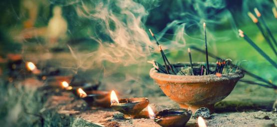 As origens do incenso Nag Champa
