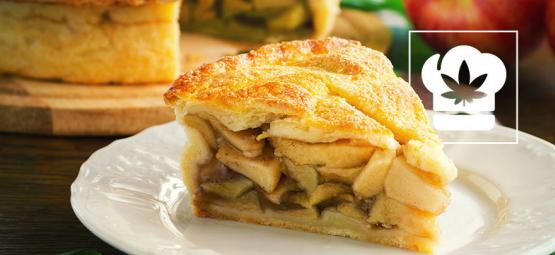 Tarte de maçã com infusão de canábis: duas receitas simples